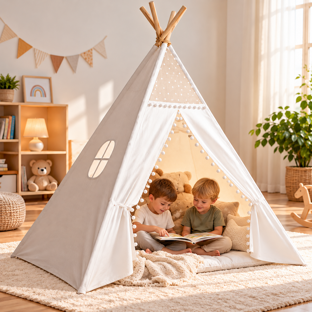 Tente enfant – utilisation avec enfants