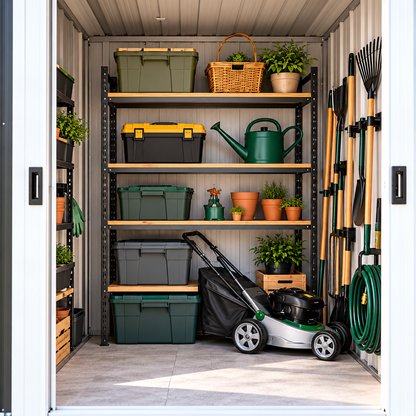 Abri de jardin 3 m² en acier galvanisé anthracite avec toit étendu Hilair