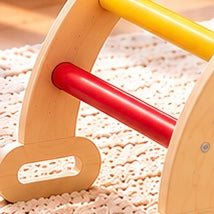Triangle d'escalade Montessori 5-en-1 multicolore, arche et rampe Hilair
