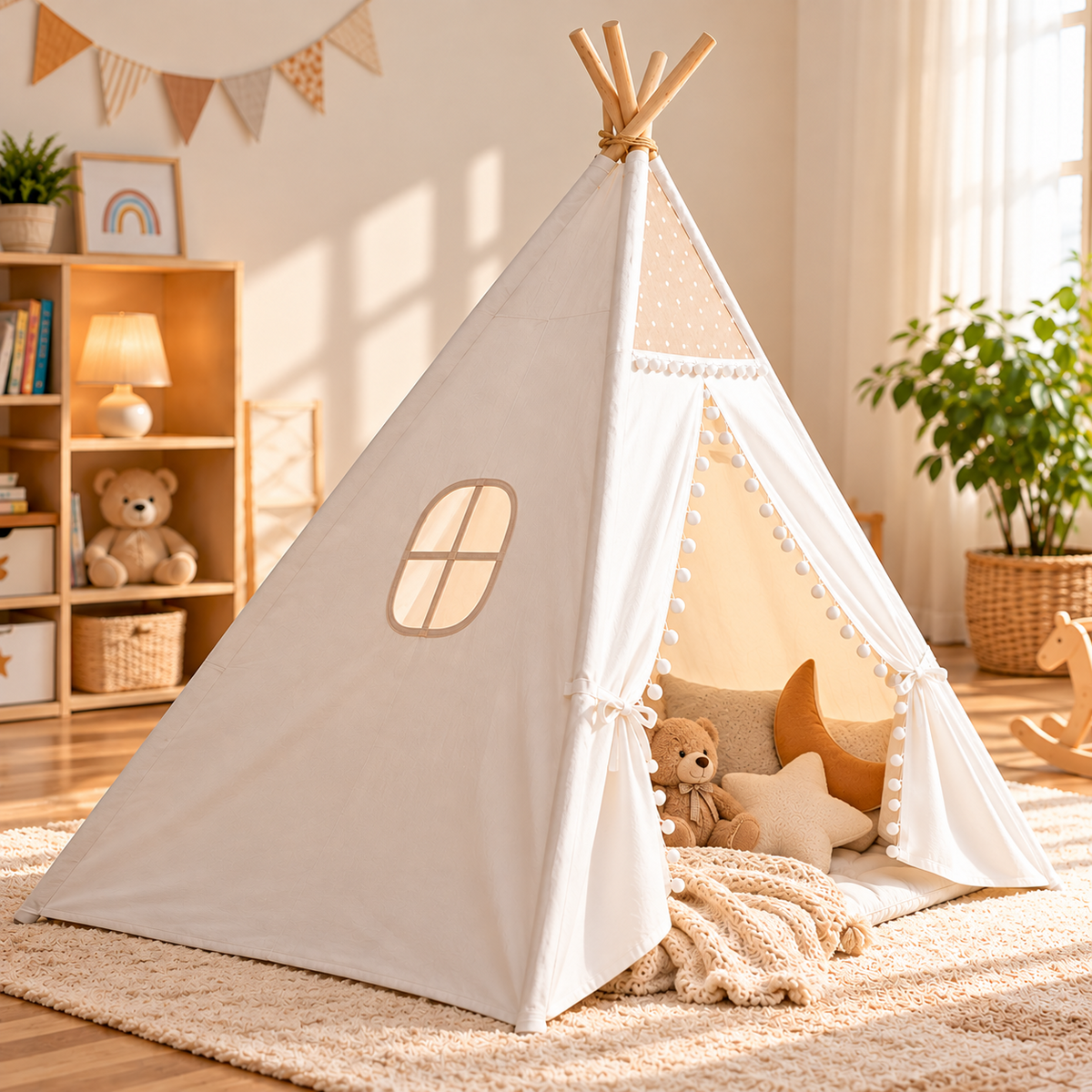 Tente enfant – vue trois quarts