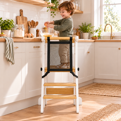 Tour d'apprentissage Montessori pliable anti-bascule, de 1 an et demi à 6 ans Hilair
