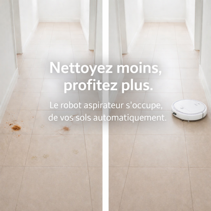 Robot Aspirateur Hilair – Nettoyage Automatique des Sols Sans Effort