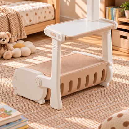 Table et chaise Montessori en bois massif, pliable et réglable Hilair