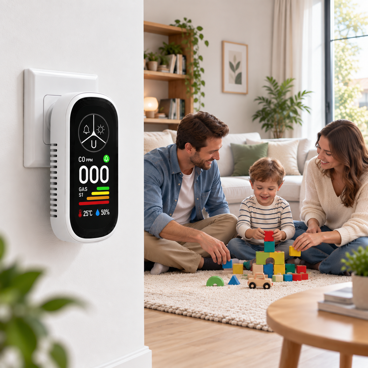 Most CO alarms stay quiet until the danger has already started.
