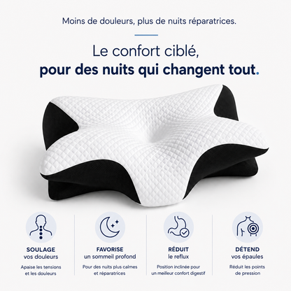 Oreiller Hilair – Réveillez-vous Sans Douleurs Cervicales Hilair