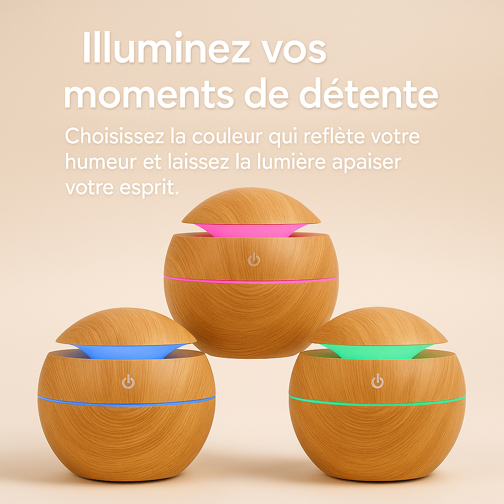 Hilair UZ – Humidificateur d’Air Naturel & Relaxant