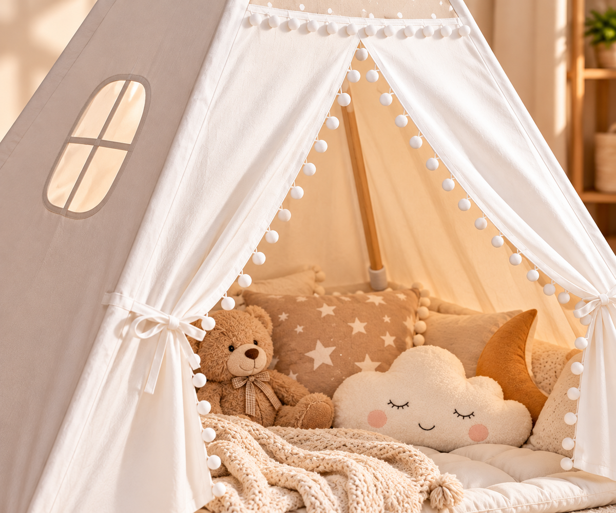 Tente enfant – détail intérieur